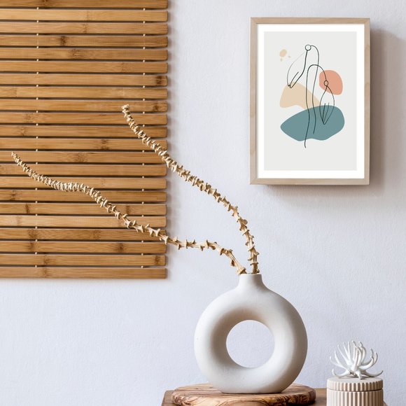 Modern Minimalist Abstract Nature Boho Wall Art Print Home Decor [No Fra… - Picture 4 of 5